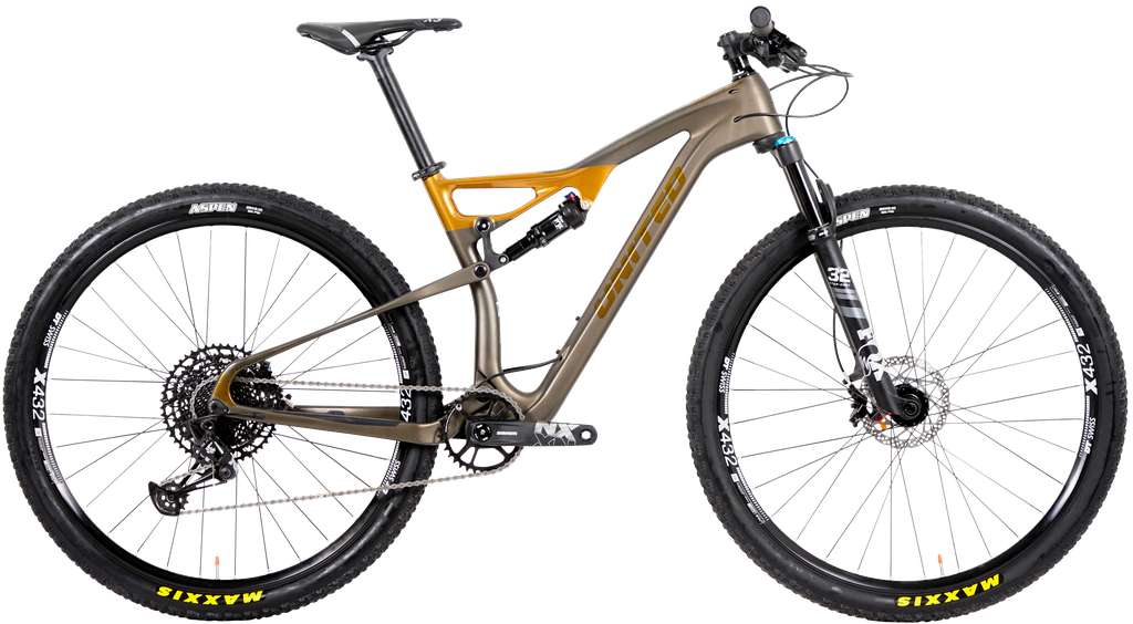 Bicicleta Epsilon C100 ARO 29 - Color: Cafe-Dorado